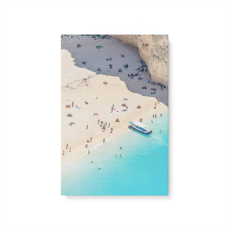«Saltwater bliss», reproduction d'art sur toile, 8 po x 12 po, Toile tendue