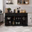 Buffet Farmhouse avec tiroirs et tablettes réglables-158822927