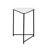 Metal Nesting End Table For Living Room Furniture, Marble Top Nest Of 2 Side Tables, Accent Tables