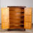 Unique Ash Solid Wood Rectangular Accent Cabinet