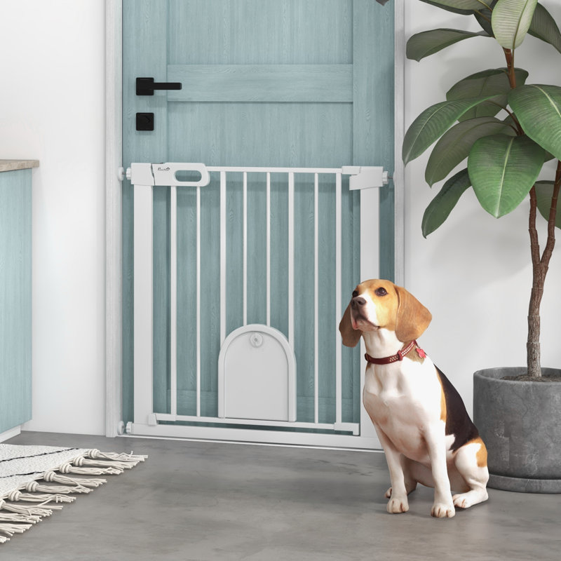 Pressure Mounted Pet Gate With Door