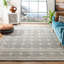 Tapis en laine / coton touffeté à la main Devoe - ivoire / bleu-530021703