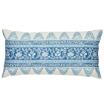 Schumacher x Mark D. Sikes Foxglove I/O Pillow