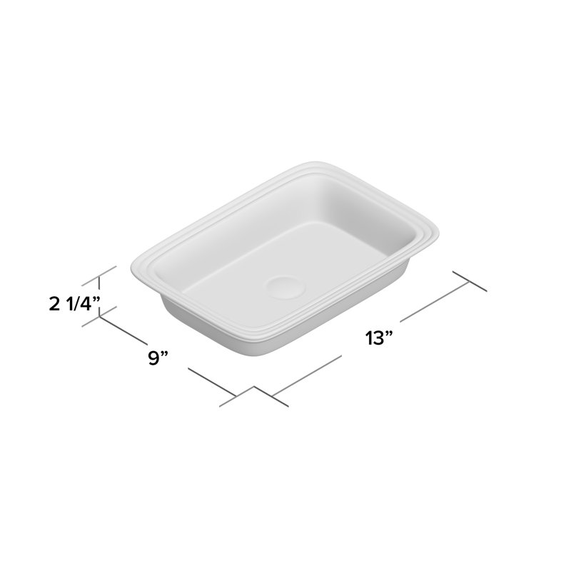 Fiesta Scarlet Rectangular Ceramic Baker