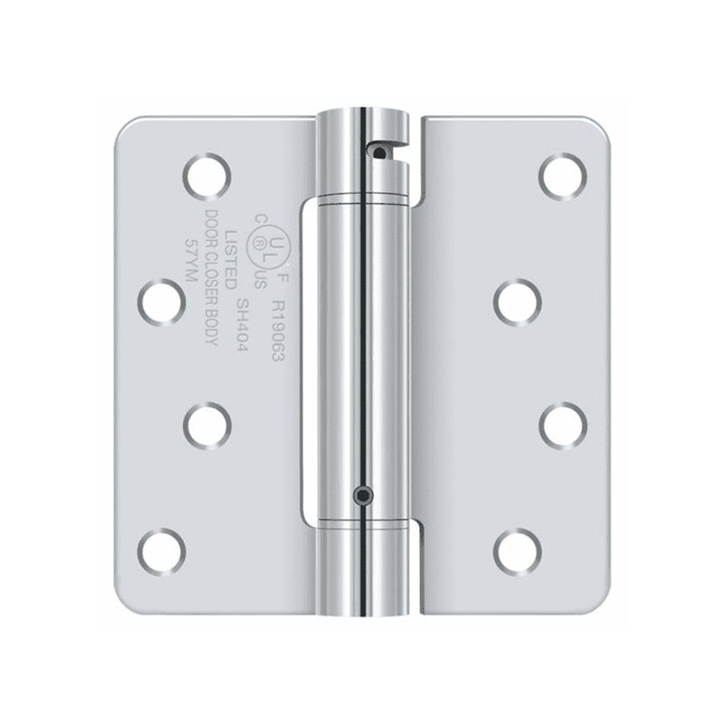 64'' x 64'' Steel Surface Mount Hinge, Polished Chrome