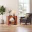 Ensemble de 2 tables de bout avec tablette de rangement Farmhouse-1734502598-1730789070