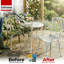 Musso Luxurious Garden & Patio Table & 2 Large Chairs With Armrests Cast Aluminium Bistro Set-73671817