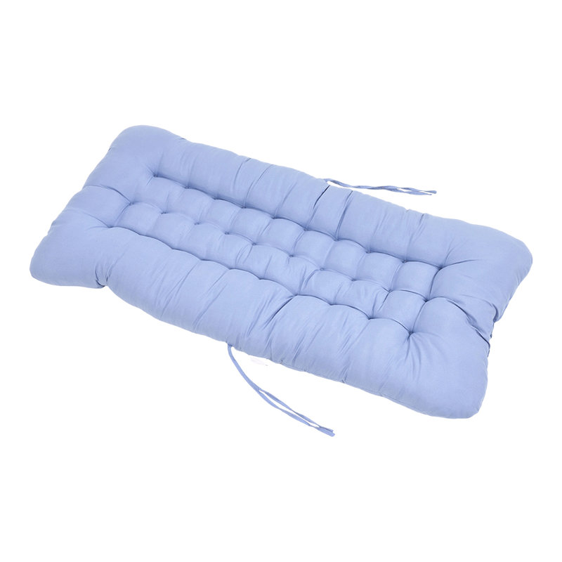 Chair Cushion with Elastic and Tie Straps, Purple