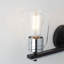 Ensemble de meuble-lavabo 3 lumières Chima - noir / chrome