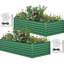  Lit de jardin surélevé en métal vert-1112896814