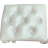 Bone White Finish Vanity Stool