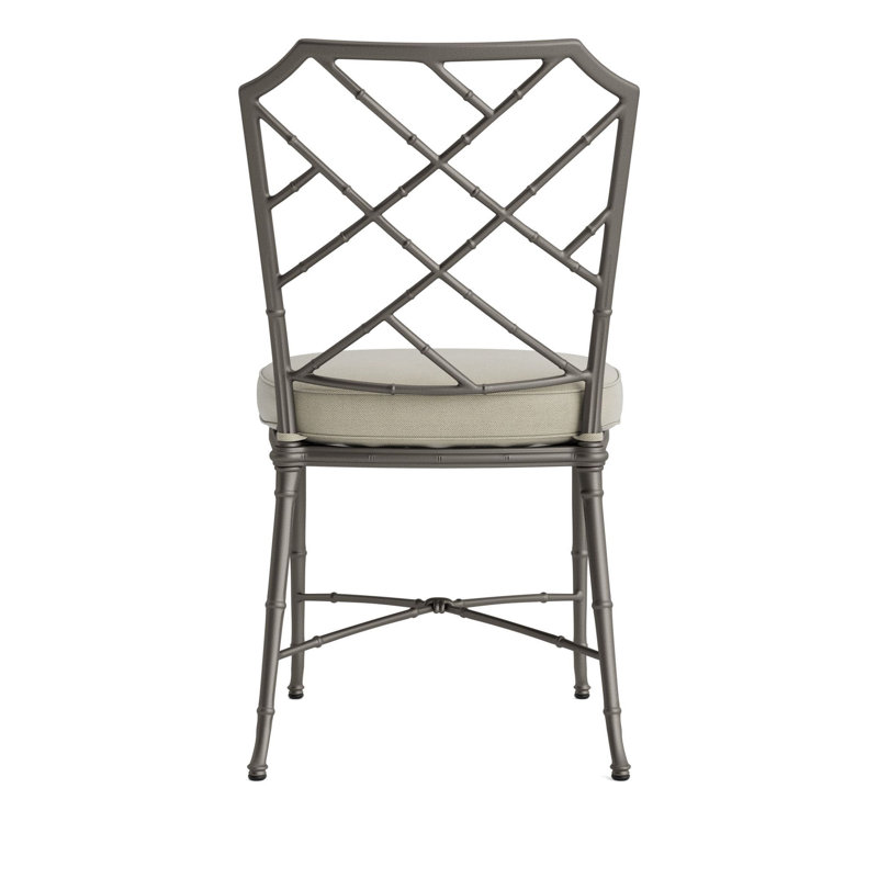 Calcutta Outdoor Dining Side Chair, Mica, Fusion Moccasian, Brown