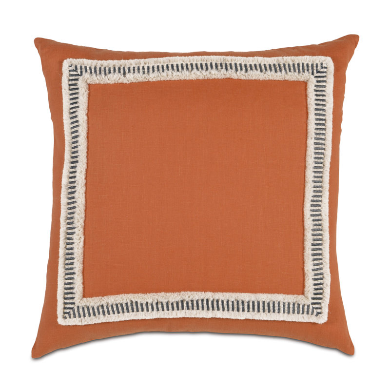 Bowie Linen Square Pillow Cover & Insert