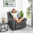 Oversized Air Leather Power Lift Recliner Chair with Footrest-1576884048