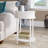 Mikel Solid Wood End Table with Storage-1839686247