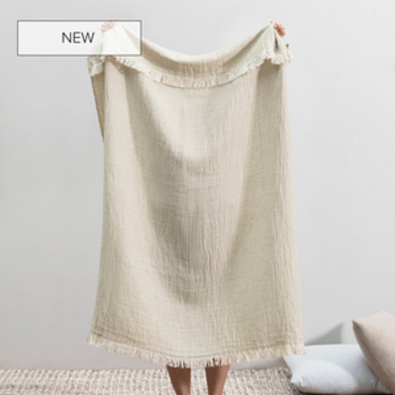 Soho Throw Blanket, Dried Sage