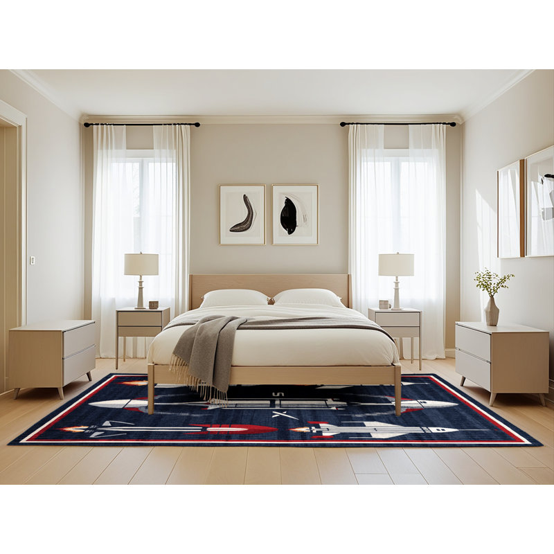 Tapis gris lavable à la machine, Rectangle de 5 pi x 8 pi