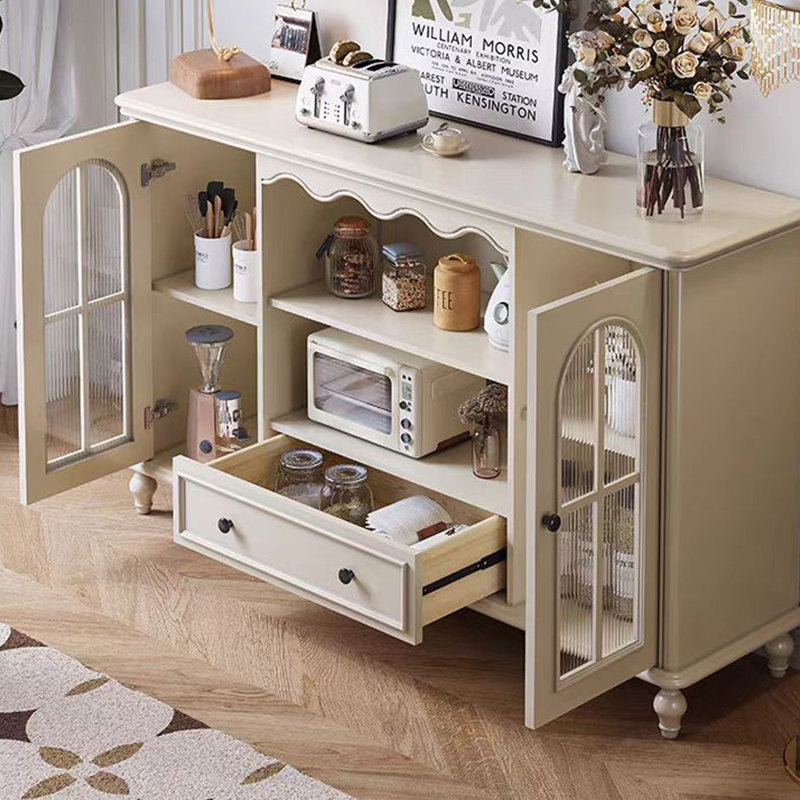 Armoire de rangement de style crème