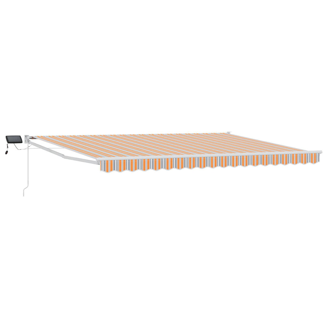 VidaXL Polyester Cover Retractable Patio Awning