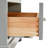 37'' Single Bathroom Vanity with White Quartz Top-93359301