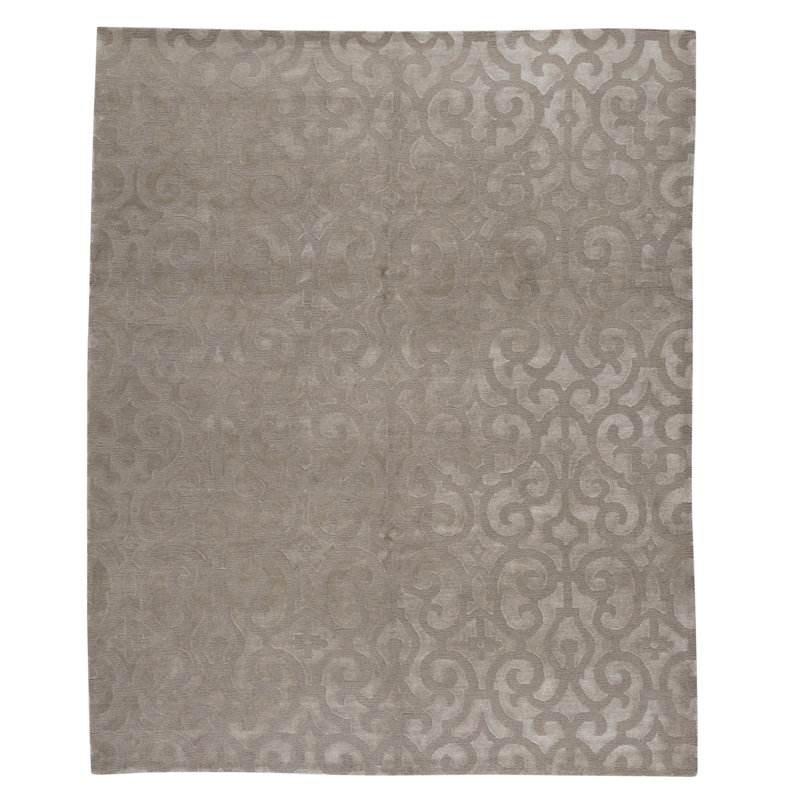 High-Quality Hand-Knotted Sand And Dollar Area Rug