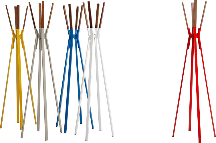 Splash Freestanding Steel Coat Rack