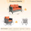 Ensemble de mobilier d'extérieur 7 pièces-659986984