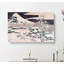 Seaside Village In Winter by Katsushika Hokusai - Wrapped Canvas Painting-55330030