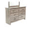 DRESSER en chêne gris