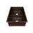33" Hammered Copper 50/50 Double Basin Kitchen Sink with Short 5" Divider