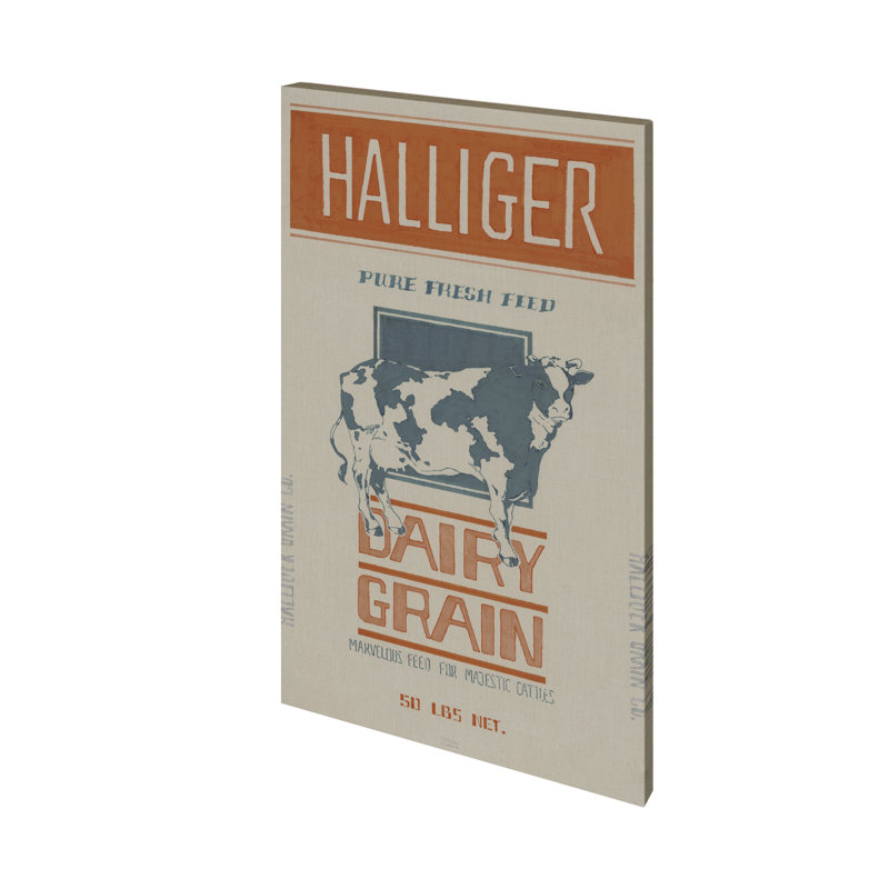 Toile texturée embellie à la main Farm Sacks II a, H 60 po x l 36 po x P 3 po