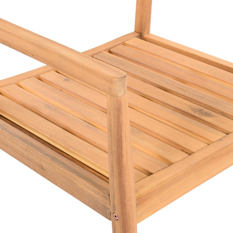 4 chaises d'extérieur en bois tressé d'aspect corde grise tressée toutes saisons