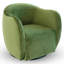 Chaise pivotante rembourrée