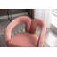 Chaise d'appoint rembourrée en tissu de velours de conception contemporaine-1610277571