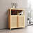Storage For Home - Bathroom And Living Room 2 Louvered Doors Shelf System Freestanding Enhances Aesthetics Of Shelves