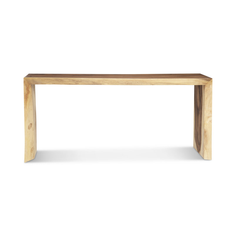 Waterfall 66" Solid Wood Console Table