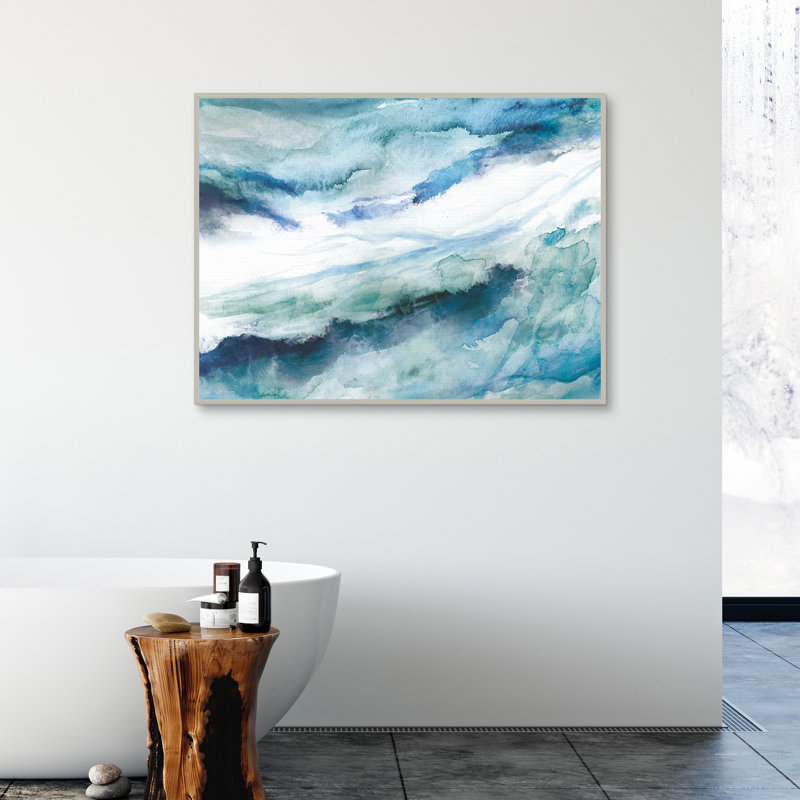 «Ocean Breeze» par Willowbrook, art mural encadré