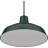  1-Light Indoor Dark Green Inverted Bowl Barn Farmhouse Hanging Pendant-11801423