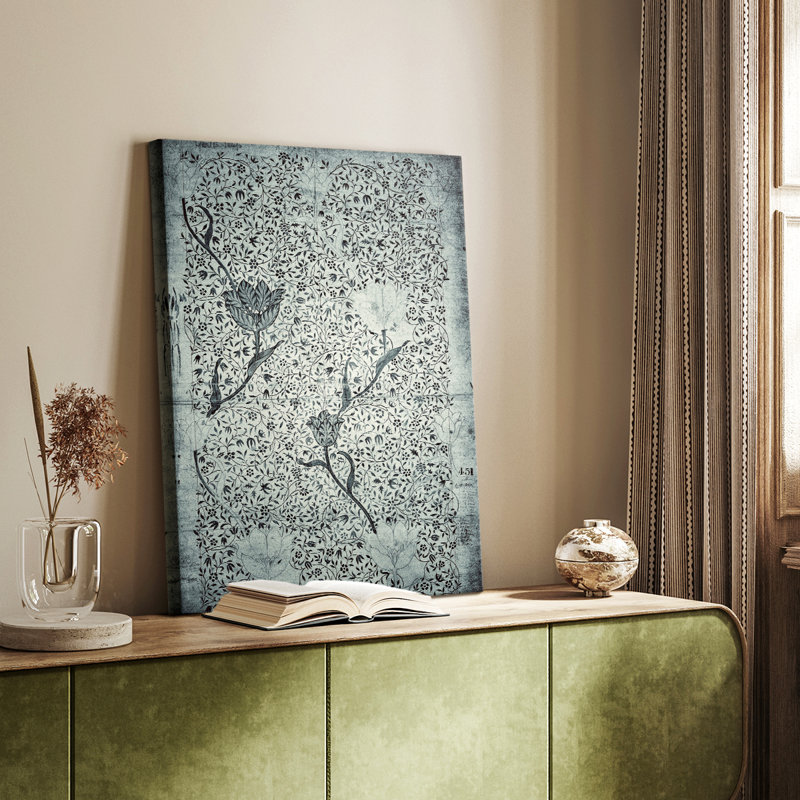 Impression abstraite rétro CXCIX - galerie Cavas, H 48 po x l 32 po