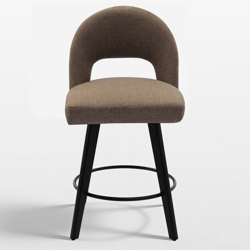 26" Swivel Counter & Bar Stool, Brown