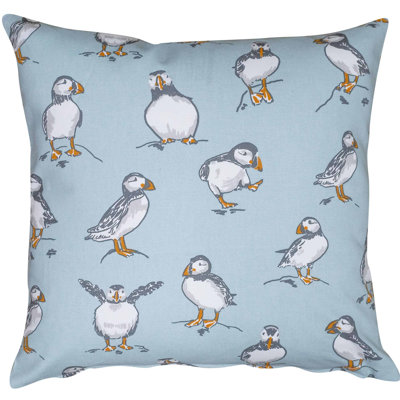 Animal Print Blue Cushion