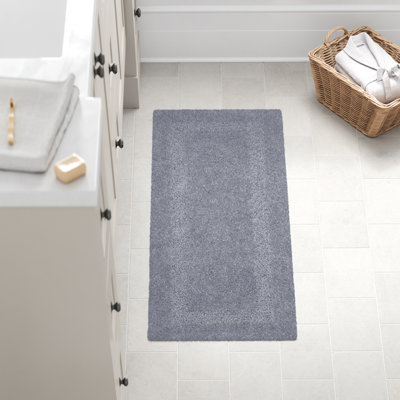 Ragini 60x24-Inch Cotton Bath Mat-Machine Washable Bath Mats for Bathroom, Kitchen, or Laundry Room