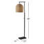 Lampe sur pied 58 po Poet Zac