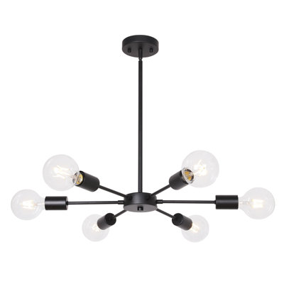 Lustre sphérique Spoutnik à 6 lumières Jankowski