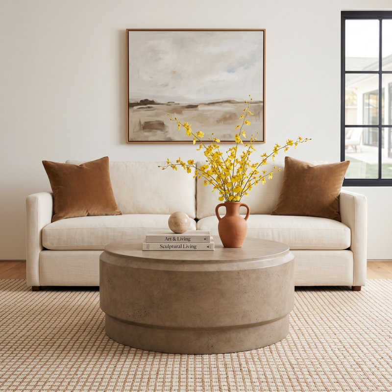 Cassis Concrete Top Drum, Concrete