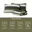 Ensemble de courtepointe rayée 3 pièces, couvre-lit léger en microfibre douce, couvre-lit réversible toutes saisons-124565400-124565385