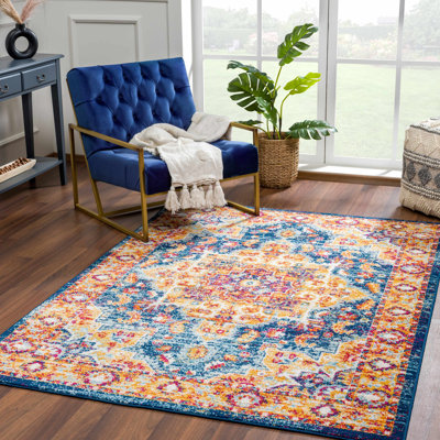 Tapis bleu Sereno