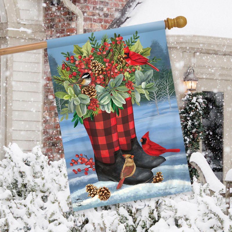 Winter Boots House Flag