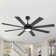 Veliz 65" Large Ceiling Fan with Light Kit and Remote Control, 6 Speeds DC Reversible Motor, 3 Color Lights, Timer, 8 Plywood Blades, 6''/20'' Downrods, for Indoor/Covered Outdoor Use