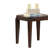 Walnut End Table with Tapered Leg